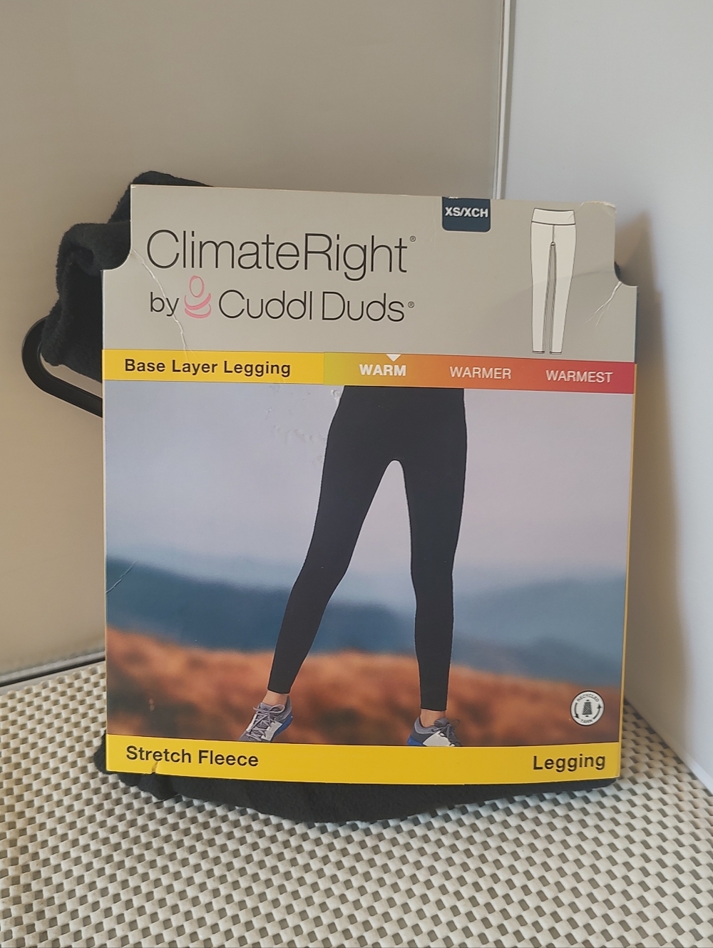 ClimateRight by Cuddl Duds Stretch Women's Size XS Warm Stretch Fleece High Rise